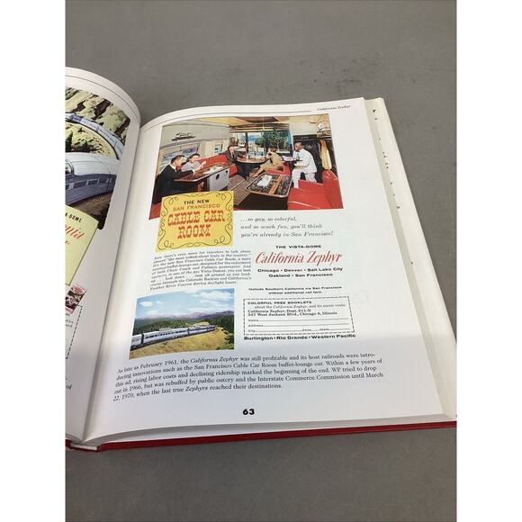 CLASSIC RAILROAD ADVERTISING - RIDING THE RAILS AGAIN - BY TAD BURNESS - Picture 5 of 10